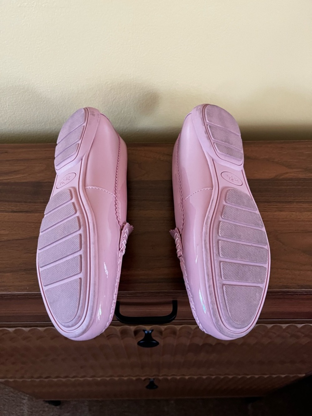 Coach Glossy Pink Loafers - Picture 7 of 11